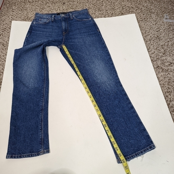 Hudson Holly Straight High Rise Cropped Straight Leg Jeans - Picture 9 of 9